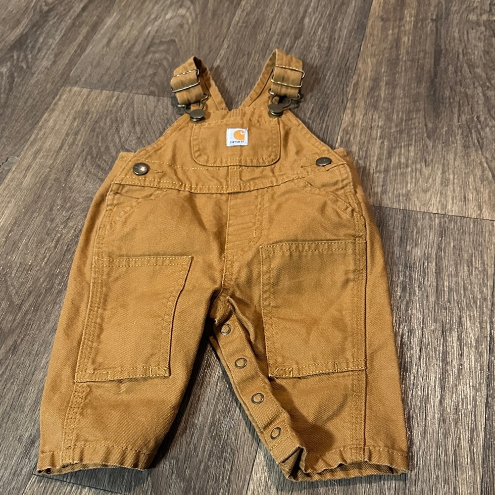 Carhartt Tan Kids Overalls